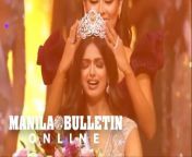 A 21-year-old Indian actress was crowned Miss Universe 2021 during a competition held in Eilat, Israel Sunday night (Monday morning, Manile time).&#60;br/&#62;&#60;br/&#62;Harnaaz Sandhu bested 79 other empowered women for the coveted Miss Universe crown. She is the third Miss Universe from India, the first being Sushmita Sen who was crowned in the Philippines in 1994; and Lara Dutta (2000).&#60;br/&#62;&#60;br/&#62;READ MORE: https://mb.com.ph/2021/12/13/indian-actress-wins-miss-universe-2021-ph-bet-in-top-5/