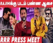 #RRR #Rajamouli #aliabhutt&#60;br/&#62;&#60;br/&#62;This is an Pressmeet of RRR movie, here Director Rajamouli and lead actors Ramcharan, Junior NTR and the heroine AliaBhutt are speak about the movie and they answeredChennai Press people Questions like a bullet out from the Gun.&#60;br/&#62;&#60;br/&#62;&#60;br/&#62;CREDITS&#60;br/&#62;Reporter- Kathirvelan&#60;br/&#62;Camera - Kannan &amp; Vignesh&#60;br/&#62;Edit - Arunkumar&#60;br/&#62;&#60;br/&#62;Appappo App Link: http://bit.ly/2WDTNNa &#60;br/&#62;Vikatan App - http://bit.ly/2reO1md&#60;br/&#62;Subscribe Cinema Vikatan : https://goo.gl/zmuXi6