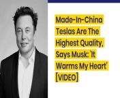 Tesla CEO Elon Musk is back in America after a two-day trip to China, his first since the onset of the COVID-19 pandemic. The billionaire entrepreneur made a pitstop at Giga Shanghai as part of his tour and delivered a late-night speech praising his Chinese staff.&#60;br/&#62;&#60;br/&#62;What Happened: Sharing pictures from his visit to the Gigafactory on Wednesday evening, Musk tweeted, “Congratulations to Giga Shanghai &amp; Tesla China SDS teams for their excellent work overcoming many obstacles over many years!!”