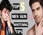 Top 5 Men SKIN WHITENING Tips at Home &#124; தமிழ் &#124; Saira Beauty Tips&#60;br/&#62;&#60;br/&#62;&#60;br/&#62;Follow my channel for more videos....&#60;br/&#62;&#60;br/&#62;&#60;br/&#62;#SairaBeautyTips#Skinwhiteningtips&#60;br/&#62;&#60;br/&#62;&#60;br/&#62;LIKE&#124;SHARE&#124;COMMAND&#124;FOLLOW&#60;br/&#62;&#60;br/&#62;&#60;br/&#62;Thank you for watching....