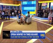 Oprah Winfrey speaks out about her Golden Globes speech and filming &#92;