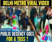 In Delhi, an outrage has erupted on social media following the circulation of a video capturing two girls engaging in provocative behaviour aboard the Delhi metro during Holi celebrations. As per the initial reports, it has been assumed that the footage portrays the girls, adorned in traditional Indian attire, applying coloured powder to each other&#39;s faces before the situation escalates to more intimate gestures, such as rubbing their faces together and lying closely. &#60;br/&#62; &#60;br/&#62; &#60;br/&#62;#ViralVideo #HoliCelebration #DelhiMetro #OnlineDebate #SocialMediaOutrage #HoliInMetro #ViralHoliVideo #DelhiHoli #MetroHoli #HoliControversy #PublicTransport #SocialMedia #InternetDebate #OnlineDiscussion #MetroGirls #HoliFun #HoliFestivities #CulturalCelebration #DigitalDebate #HoliDebate&#60;br/&#62;~HT.178~PR.152~ED.103~GR.124~