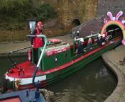 MP Marco Longhi and West Mids Mayor: Andy Street took a gentle ride into the depths of underground Dudley, with the help of Dudley canal Trust.