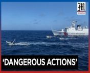 Philippines accuses Chinese boats of &#39;dangerous&#39; actions&#60;br/&#62;&#60;br/&#62;The Philippines accused Chinese coast guard ships on Saturday of &#92;