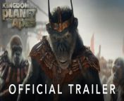 Kingdom Of The Planet Of The Apes &#124; Official Trailer &#124; 20th Century Studios&#60;br/&#62;&#60;br/&#62;Director Wes Ball breathes new life into the global, epic franchise set several generations in the future following Caesar’s reign, in which apes are the dominant species living harmoniously and humans have been reduced to living in the shadows. As a new tyrannical ape leader builds his empire, one young ape undertakes a harrowing journey that will cause him to question all that he has known about the past and to make choices that will define a future for apes and humans alike.&#60;br/&#62;