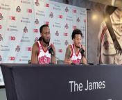 Ohio State&#39;s backcourt talks high emotions after first February win.