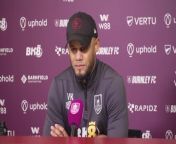 Burnley boss Vincent Kompany says Arsenal are in great form and they will need things to go their way in the Premier League clash