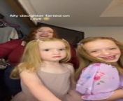 This mom and her two girls were filming this live video. The mom told her younger daughter to make some space for her older sister. But when the little girl didn&#39;t move, her older sister let out a hilariously loud fart straight in her face to compel her to move aside.&#60;br/&#62;&#60;br/&#62;*The underlying music rights are not available for license. For use of the video with the track(s) contained therein, please contact the music publisher(s) or relevant rightsholder(s).