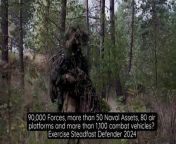 US Military #News -What involves 90,000 forces, more than 50 naval assets, 80 air platforms and more than 1,100 combat vehicles? Exercise Steadfast Defender 2024 – #NATO’s biggest in decades, aimed at reinforcing the defence of Europe. #military &#60;br/&#62;&#60;br/&#62;Synopsis&#60;br/&#62;NATO’s largest exercise in decades is underway. Steadfast Defender 2024 (STDE24) involves around 90,000 forces from 31 Allies and NATO partner Sweden. The exercise, which is conducted across various NATO nations, is based on NATO’s new defence plans and demonstrates the Alliance’s ability to rapidly deploy forces from North America and other parts of the Alliance, to reinforce the defence of Europe. It also gives a clear demonstration of NATO’s transatlantic unity, strength and determination to do all that is necessary to protect each other and our common values.&#60;br/&#62;&#60;br/&#62;Taking part in STDE24 is:&#60;br/&#62;More than 50 naval assets including aircraft carriers, frigates, corvettes and destroyers.&#60;br/&#62;More than 80 air platforms including F35s, FA18s, Harriers, F15s, helicopters and unmanned aerial vehicles.&#60;br/&#62;And more than 1,100 combat vehicles including 166 tanks, 533 infantry fighting vehicles (IFVs) and 417 armoured personnel carriers (APCs).&#60;br/&#62;STDE24 is a series of national and multinational large-scale exercises that takes place from 24 January 2024 until the end of May.&#60;br/&#62;&#60;br/&#62;&#92;