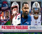 In the latest episode of Patriots Daily, Taylor Kyles of CLNS Media teams up with SB Nation&#39;s JP Acosta for a LIVE mailbag show.&#60;br/&#62;&#60;br/&#62;This episode of the Patriots Daily Podcast is brought to you by:&#60;br/&#62;&#60;br/&#62;Get buckets with your first bet on FanDuel, America’s Number One Sportsbook. Because right now, NEW customers get ONE HUNDRED AND FIFTY DOLLARS in BONUS BETS with any winning FIVE DOLLAR BET! That’s A HUNDRED AND FIFTY BUCKS – if your bet wins! Just, visit FanDuel.com/BOSTON and shoot your shot!&#60;br/&#62;&#60;br/&#62;Bet on all your favorite NBA players and teams with:&#60;br/&#62;&#60;br/&#62;● Quick Bets&#60;br/&#62;● Live Same Game Parlays&#60;br/&#62;● Exclusive Props&#60;br/&#62;● And more!&#60;br/&#62;&#60;br/&#62;FanDuel, Official Sportsbook Partner of the NBA.&#60;br/&#62;&#60;br/&#62;DISCLAIMER: Must be 21+ and present in select states. First online real money wager only. &#36;10 first deposit required. Bonus issued as nonwithdrawable bonus bets that expire 7 days after receipt. See terms at sportsbook.fanduel.com. FanDuel is offering online sports wagering in Kansas under an agreement with Kansas Star Casino, LLC. Gambling Problem? Call 1-800-GAMBLER or visit FanDuel.com/RG in Colorado, Iowa, Michigan, New Jersey, Ohio, Pennsylvania, Illinois, Kentucky, Tennessee, Virginia and Vermont. Call 1-800-NEXT-STEP or text NEXTSTEP to 53342 in Arizona, 1-888-789-7777 or visit ccpg.org/chat in Connecticut, 1-800-9-WITH-IT in Indiana, 1-800-522-4700 or visit ksgamblinghelp.com in Kansas, 1-877-770-STOP in Louisiana, visit mdgamblinghelp.org in Maryland, visit 1800gambler.net in West Virginia, or call 1-800-522-4700 in Wyoming. Hope is here. Visit GamblingHelpLineMA.org or call (800) 327-5050 for 24/7 support in Massachusetts or call 1-877-8HOPE-NY or text HOPENY in New York.&#60;br/&#62;&#60;br/&#62;#Patriots #NFL #NewEnglandPatriots