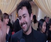 &#39;Poor Things&#39; star Ramy Youssef shares what it was like working on the film, what his Artists 4 Ceasefire pin means and more at the 2024 Oscars.