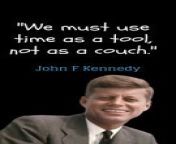 #quotes #quoteschannel #shorts #deepquotes #shortsvideo #reels #inspirationalquotes #motivationalquotes #successquotes &#60;br/&#62;&#60;br/&#62;John Fitzgerald Kennedy, often referred to by his initials JFK and by the nickname Jack, was an American politician who served as the 35th president of the United States from 1961 until his assassination in 1963. &#60;br/&#62;&#60;br/&#62;Copyright info:&#60;br/&#62;* We must state that in NO way, shape or form am I intending to infringe rights of the copyright holder. Content used is strictly for research/reviewing purposes and to help educate. All under the Fair Use law.