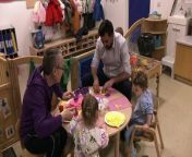 Humza Yousaf enjoys a morning of arts and crafts as he visits TASK Childcare centre in Glasgow for International Women’s Day. Scotland’s first minister rolled up his sleeves as he glued paper to his handmade card, before reading to children and playing with toy bricks. Report by Covellm. Like us on Facebook at http://www.facebook.com/itn and follow us on Twitter at http://twitter.com/itn