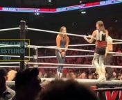 Dominik mysterio flirting Raquel Rodriguez in front of Mami Rhea Ripley at WWE Supershow