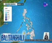 Halos walang naitalang ulan sa bansa nitong nakalipas na ilang araw.&#60;br/&#62;&#60;br/&#62;&#60;br/&#62;Balitanghali is the daily noontime newscast of GTV anchored by Raffy Tima and Connie Sison. It airs Mondays to Fridays at 10:30 AM (PHL Time). For more videos from Balitanghali, visit http://www.gmanews.tv/balitanghali.&#60;br/&#62;&#60;br/&#62;#GMAIntegratedNews #KapusoStream&#60;br/&#62;&#60;br/&#62;Breaking news and stories from the Philippines and abroad:&#60;br/&#62;GMA Integrated News Portal: http://www.gmanews.tv&#60;br/&#62;Facebook: http://www.facebook.com/gmanews&#60;br/&#62;TikTok: https://www.tiktok.com/@gmanews&#60;br/&#62;Twitter: http://www.twitter.com/gmanews&#60;br/&#62;Instagram: http://www.instagram.com/gmanews&#60;br/&#62;&#60;br/&#62;GMA Network Kapuso programs on GMA Pinoy TV: https://gmapinoytv.com/subscribe
