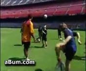 Ronaldinho Teaches Soccer Tricks