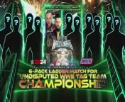 WWE Wrestlemania XL - Six-Pack Tag Team Ladder Match Official Match Card V1 (2180p 4K) from xxx sex com video six girl