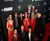 https://www.maximotv.com &#60;br/&#62;B-roll footage: Rita Moreno, Ramona Young, Connor Kalopsis, director Maureen Bharoocha, Jonathan Kimmel, Romel de Silva, Lauren knutti, producer Steven Wolf, Esteban Dager, Ahmed Bharoocha, John Milhisser, Alexander Morales on the red carpet at &#39;The Prank&#39; premiere and reception on Wednesday, March 13, 2024, at The Ricardo Moltalban Theater in Los Angeles, California, USA. This video is only available for editorial use in all media and worldwide. To ensure compliance and proper licensing of this video, please contact us. ©MaximoTV