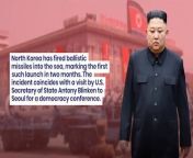 North Korea has fired ballistic missiles into the sea, marking the first such launch in two months. The incident coincides with a visit by U.S. Secretary of State Antony Blinken to Seoul for a democracy conference.&#60;br/&#62;&#60;br/&#62;What Happened: The missiles were fired on Monday from a region south of Pyongyang, the North Korean capital, and landed east of the Korean peninsula, reported Reuters. South Korea’s military confirmed the launch and is sharing information with the U.S. and Japan.