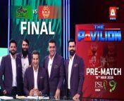 The Pavilion &#124; Islamabad United vs Multan Sultans (Pre-Match) Expert Analysis &#124; 18 Mar 2024 &#124; PSL9&#60;br/&#62;&#60;br/&#62;Final : Islamabad United vs Peshawar Zalmi&#60;br/&#62;&#60;br/&#62;Catch our star-studded panel on #ThePavilion as we bring to you exclusive analysis for every match, live only on #ASportsHD!&#60;br/&#62;&#60;br/&#62;#WasimAkram #PSL9#HBLPSL9 #MohammadHafeez #MisbahUlHaq #AzharAli #FakhareAlam #islamabadunited #multansultans #rizwan#shadabkhan &#60;br/&#62;&#60;br/&#62;Catch HBLPSL9 every moment live, exclusively on #ASportsHD!Follow the A Sports channel on WhatsApp: https://bit.ly/3PUFZv5#ASportsHD #ARYZAP