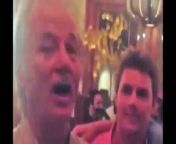 An annoying bachelor party interrupted Bill Murray when they happened to see him at a restaurant, and he was gracious enough to drop this wisdom on them&#60;br/&#62;&#60;br/&#62;In the video you see shape-shifting coyote trickster god Bill Murray walking in on a bachelor party in Charleston, dishing out some advice to everyone EXCEPT the groom. Here&#39;s reader Stephen with the background&#60;br/&#62;&#60;br/&#62;&#92;
