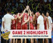 The Perpetual Junior Altas keep their dream season alive after a 91-90 escape in Game 2 of the NCAA Juniors Basketball Finals against the defending champions Letran Squires! Watch the highlights of the game in this video. #NCAASeason99 #GMASports&#60;br/&#62;&#60;br/&#62;