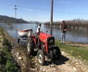 Greece&#39;s largest inland water expanse, Lake Karla, has tripled in size following last year&#39;s deadly floods. The rush of water from the lake has destroyed infrastructure, flooded agricultural fields and drowned tens of thousands of farm animals. &#92;