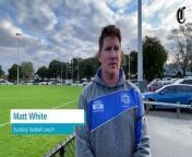 Hear from Sunbury football coach Matt White after the side&#39;s round 1 win. Video by Greg Gliddon