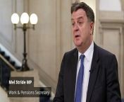 Work and Pensions Secretary Mel Stride says the process of exporting arms to Israel is being “very carefully followed” as pressure mounts for the government to seize its support of Israel.&#60;br/&#62; Report by Ajagbef. Like us on Facebook at http://www.facebook.com/itn and follow us on Twitter at http://twitter.com/itn