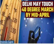 Delhi is bracing for a surge in intense heat as April progresses, with the mercury forecasted to reach a scorching 40 degrees Celsius within the next week, as per the India Meteorological Department (IMD). Monday is anticipated to see the maximum temperature climb to 37 degrees Celsius, marking a two-notch increase from the preceding day, while the minimum is projected to settle at 17.4 degrees. &#60;br/&#62; &#60;br/&#62;#DelhiWeather #HeatwaveAlert #IntenseHeat #DelhiHeat #TemperatureSurge #AprilHeat #40DegreesAhead #HeatwaveWarning #SummerScorch #DelhiHotter&#60;br/&#62;~HT.97~PR.152~ED.101~