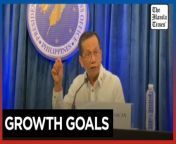 Govt revises economic targets&#60;br/&#62;&#60;br/&#62;NEDA Secretary Arsenio Balisacan announces on Thursday, April 4, 2024, that the Development Budget Coordination Committee (DBCC) revised the gross domestic product growth target for 2024 to 6 percent and 7 percent from 6.5 percent and 7.5 percent. The targets were approved during the 16th Cabinet meeting in Malacañang on Tuesday, April 2. &#60;br/&#62;&#60;br/&#62;Video by Catherine S. Valente&#60;br/&#62;&#60;br/&#62;Subscribe to The Manila Times Channel - https://tmt.ph/YTSubscribe &#60;br/&#62;Visit our website at https://www.manilatimes.net &#60;br/&#62; &#60;br/&#62;Follow us: &#60;br/&#62;Facebook - https://tmt.ph/facebook &#60;br/&#62;Instagram - https://tmt.ph/instagram &#60;br/&#62;Twitter - https://tmt.ph/twitter &#60;br/&#62;DailyMotion - https://tmt.ph/dailymotion &#60;br/&#62; &#60;br/&#62;Subscribe to our Digital Edition - https://tmt.ph/digital &#60;br/&#62; &#60;br/&#62;Check out our Podcasts: &#60;br/&#62;Spotify - https://tmt.ph/spotify &#60;br/&#62;Apple Podcasts - https://tmt.ph/applepodcasts &#60;br/&#62;Amazon Music - https://tmt.ph/amazonmusic &#60;br/&#62;Deezer: https://tmt.ph/deezer &#60;br/&#62;Tune In: https://tmt.ph/tunein&#60;br/&#62; &#60;br/&#62;#TheManilaTimes &#60;br/&#62;#tmtnews &#60;br/&#62;#development &#60;br/&#62;#economicgrowth