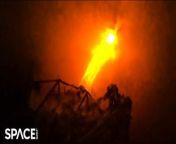Watch SpaceX douse a steel plate with water and then blast Raptor engine fire into it. The private spaceflight company&#39;s Super Heavy and Starship rockets are powered by 39 total Raptor engines combined. &#60;br/&#62;&#60;br/&#62;Credit: SpaceX &#124; edited by Space.com&#39;s Steve Spaleta