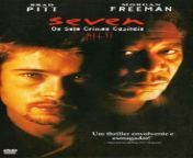 Seven (stylized as Se7en)[1] is a 1995 American crime thriller film directed by David Fincher and written by Andrew Kevin Walker. It stars Brad Pitt, Morgan Freeman, Gwyneth Paltrow, and John C. McGinley. Set in an unnamed, crime-ridden city, Seven&#39;s narrative follows disenchanted, near-retirement detective William Somerset (Freeman) and his newly transferred partner David Mills (Pitt) as they endeavor to thwart a serial killer from executing a series of murders based on the seven deadly sins.