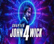 John Wick: Chapter 4 (also known as John Wick 4 or JW4 and known in Japan as John Wick: Consequences) is a 2023 American neo-noir action thriller film directed and co-produced by Chad Stahelski and written by Shay Hatten and Michael Finch. The sequel to John Wick: Chapter 3 – Parabellum (2019) and the fourth installment in the John Wick franchise, the film stars Keanu Reeves as the title character, alongside Donnie Yen, Bill Skarsgård, Laurence Fishburne, Hiroyuki Sanada, Shamier Anderson, Lance Reddick, Rina Sawayama, Scott Adkins, Clancy Brown, and Ian McShane. In the film, John Wick sets out to get revenge on the High Table and those who left him for dead.