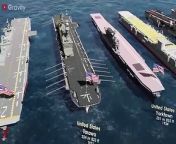 Aircraft Carrier Size Comparison - War Vehicle from yui tats