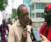 TSTT and TELCO pensioners are protesting. There are three main issues which concern them. One of their grousesis that they have not had an increasein their pension, which they say was agreed to, five years ago but was never implemented.&#60;br/&#62;&#60;br/&#62;&#60;br/&#62;The Communications Workers Union tells us, TSTT wants a merger of the TELCO and TSTT plans, and it is being used as justification for the lengthy delay.