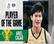 UAAP Player of the Game Highlights: Ariel Cacao conducts FEU win over UST from ariel belly dance