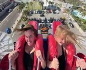 Girls Freaking Out| Funny Slingshot Ride Compilation 2023 from descuidos slingshot