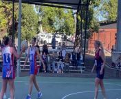 Third quarter action from the round two BFNL A-grade netball contest between Sandhurst and Gisborne at the QEO.&#60;br/&#62;The Bulldogs won by four goals (42-38).&#60;br/&#62;Three-quarter time score: Gisborne 38 - Sandhurst 27.&#60;br/&#62;