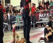 NAGA JAX 2017 First match No GI Tie breaker from randi naga dance satge