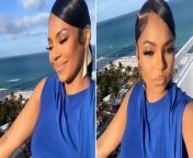 Ashanti shows baby bump for first time after announcing Nelly engagementSource Ashanti Douglas