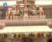 the auspicious Ram Navami celebrations at the Ram Mandir. Witness the divine &#92;