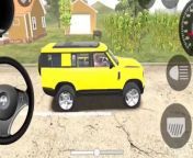 Driving Defender in 3d game