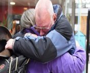 This is the touching moment a brother and sister were finally reunited after 45 years of living on opposite sides of the planet.&#60;br/&#62;&#60;br/&#62;Tony Beckett, 69, and Mary Dunstan, 72, last saw each other in 1979 before Mrs Dunstan moved to Adelaide, Australia.&#60;br/&#62;&#60;br/&#62;The pair emotionally reunited at Norwich train station after 45 years of living apart on April 16.&#60;br/&#62;&#60;br/&#62;Mr Beckett, from Cantley, Norfolk, said: &#92;