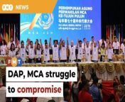They say the rift between the two parties makes it difficult for them to work together ahead of the Kuala Kubu Baharu by-election.&#60;br/&#62;&#60;br/&#62;Read More: https://www.freemalaysiatoday.com/category/nation/2024/04/23/hard-for-dap-mca-to-find-middle-ground-say-analysts/&#60;br/&#62;&#60;br/&#62;Laporan Lanjut: https://www.freemalaysiatoday.com/category/bahasa/tempatan/2024/04/23/dap-mca-sukar-cari-titik-pertemuan-kata-penganalisis/&#60;br/&#62;&#60;br/&#62;Free Malaysia Today is an independent, bi-lingual news portal with a focus on Malaysian current affairs.&#60;br/&#62;&#60;br/&#62;Subscribe to our channel - http://bit.ly/2Qo08ry&#60;br/&#62;------------------------------------------------------------------------------------------------------------------------------------------------------&#60;br/&#62;Check us out at https://www.freemalaysiatoday.com&#60;br/&#62;Follow FMT on Facebook: https://bit.ly/49JJoo5&#60;br/&#62;Follow FMT on Dailymotion: https://bit.ly/2WGITHM&#60;br/&#62;Follow FMT on X: https://bit.ly/48zARSW &#60;br/&#62;Follow FMT on Instagram: https://bit.ly/48Cq76h&#60;br/&#62;Follow FMT on TikTok : https://bit.ly/3uKuQFp&#60;br/&#62;Follow FMT Berita on TikTok: https://bit.ly/48vpnQG &#60;br/&#62;Follow FMT Telegram - https://bit.ly/42VyzMX&#60;br/&#62;Follow FMT LinkedIn - https://bit.ly/42YytEb&#60;br/&#62;Follow FMT Lifestyle on Instagram: https://bit.ly/42WrsUj&#60;br/&#62;Follow FMT on WhatsApp: https://bit.ly/49GMbxW &#60;br/&#62;------------------------------------------------------------------------------------------------------------------------------------------------------&#60;br/&#62;Download FMT News App:&#60;br/&#62;Google Play – http://bit.ly/2YSuV46&#60;br/&#62;App Store – https://apple.co/2HNH7gZ&#60;br/&#62;Huawei AppGallery - https://bit.ly/2D2OpNP&#60;br/&#62;&#60;br/&#62;#FMTNews #PRK #KualaKubuBaharu #MCA #DAP