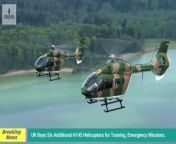 Indo-Global Defence News: Episode 22/4/2024&#60;br/&#62;&#60;br/&#62;&#60;br/&#62;Headline:&#60;br/&#62;&#60;br/&#62;● UK Buys Six Additional H145 Helicopters for Training, Emergency Missions.&#60;br/&#62;&#60;br/&#62;● Denmark Confirms Transfer of Entire F-16 Fleet to Ukraine. &#60;br/&#62;&#60;br/&#62;● Taiwan To Commission Two More Stealth Corvette Amid Rising Tensions With China.&#60;br/&#62;&#60;br/&#62;● Ukraine to Receive IRIS-T Air Defense System in Weeks.&#60;br/&#62;&#60;br/&#62;&#60;br/&#62;☆ABOUT&#60;br/&#62;&#60;br/&#62;Indo-Global Defence News brings you daily update related to Defence and latestdefence technology news of Indian &amp; Gobal air force,army &amp; Navy.