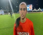 UVA women&#39;s soccer junior Lia Godfrey talks about Virginia&#39;s comeback victory at North Carolina.