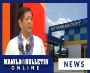 President Marcos led the inauguration of a new passenger terminal building (PTB) at the Port of Batangas dubbed as the &#92;