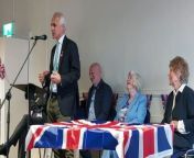 Ben Habib speaking to the TUV - Reform UKanti-Protocol rally in Dromore Orange Hall from ben 10 and ben 10 mother x