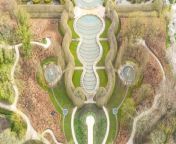 Stunning images show Alnwick Garden in full bloom – as social media users say the aerial shots reveal a saucy secret.&#60;br/&#62;&#60;br/&#62;The garden&#39;s famous cherry blossom orchard boasts the largest Taihaku orchard in the world with 329 trees.&#60;br/&#62;&#60;br/&#62;Amazing aerial photos and video show that despite the wet spring, the blossom has finally bloomed.&#60;br/&#62;&#60;br/&#62;Once the blossom falls, the tens of thousands of petals will be used to flavour a £35-a-bottle Cherry Blossom gin.&#60;br/&#62;&#60;br/&#62;Victoria Watson, of Alnwick Garden, said: &#92;